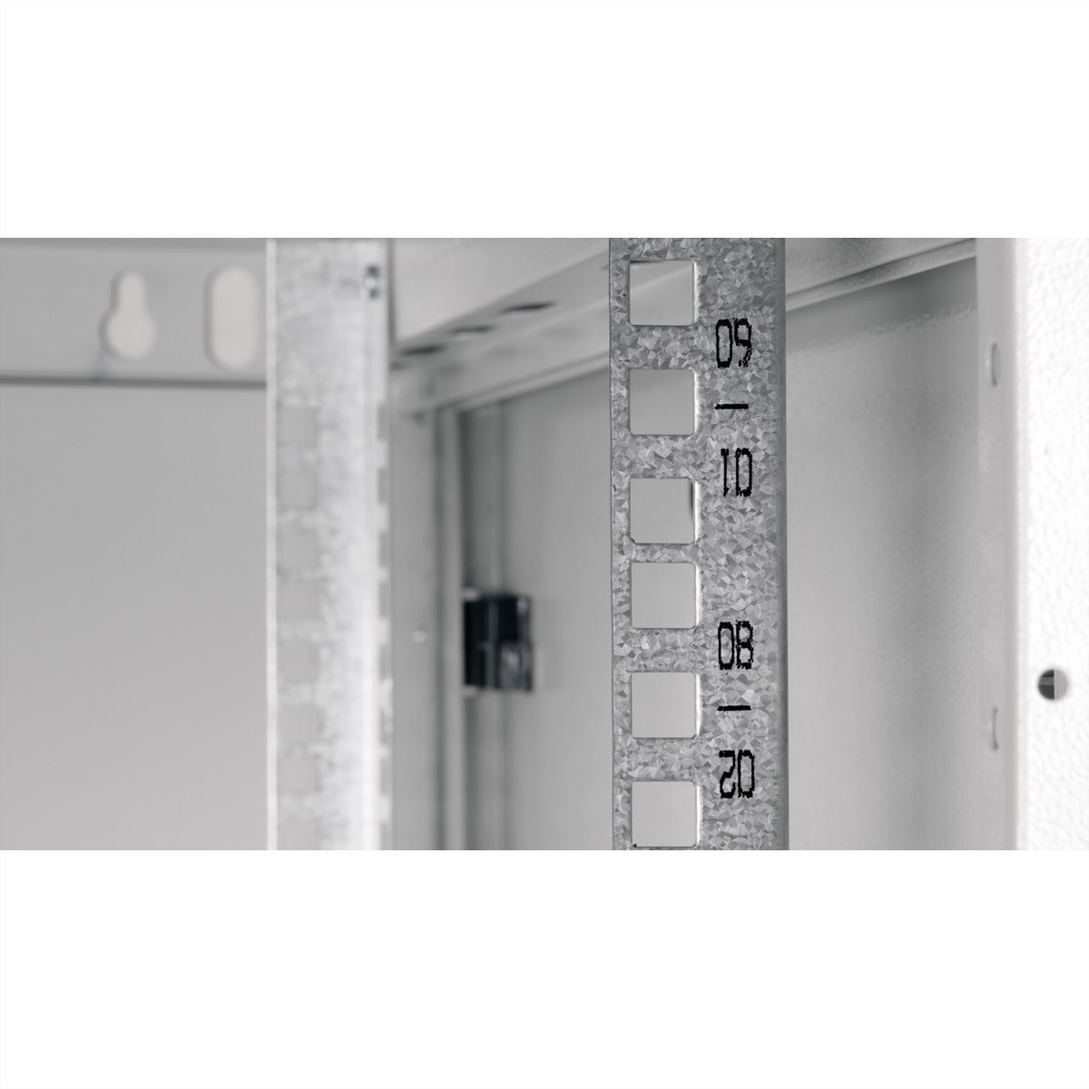 ROLINE 19" Wall Cabinet Basic Plus 9U, 600x600 BxT grey