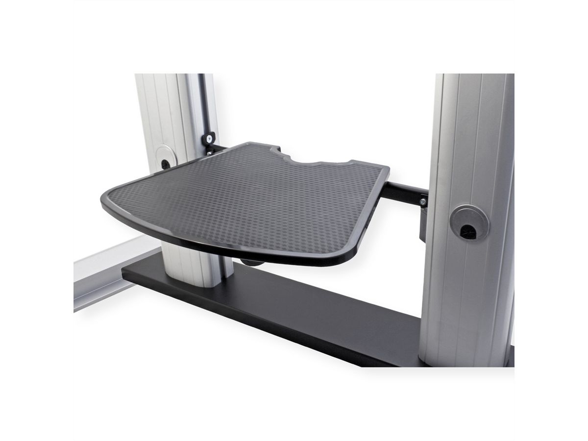 ROLINE LCD/TV rolstandaard, tot 100 kg, zilver