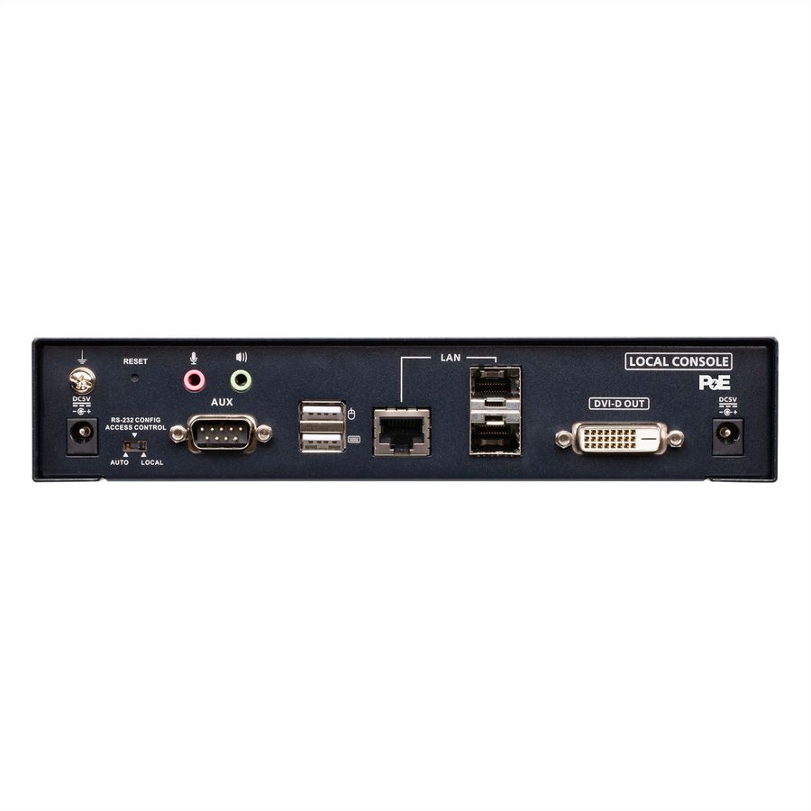 ATEN KE6922T 2K DVI-D Dual Link KVM Over IP Zender met SFP en PoE