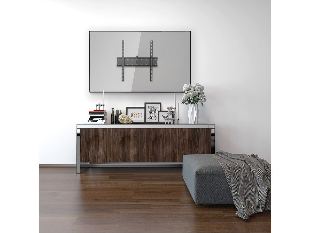 VALUE TV wall mount, 27mm wall distance, 40kg load capacity