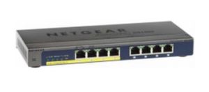 Netgear GS108PP Unmanaged Gigabit Ethernet (10/100/1000) Power over Ethernet (PoE) Zwart