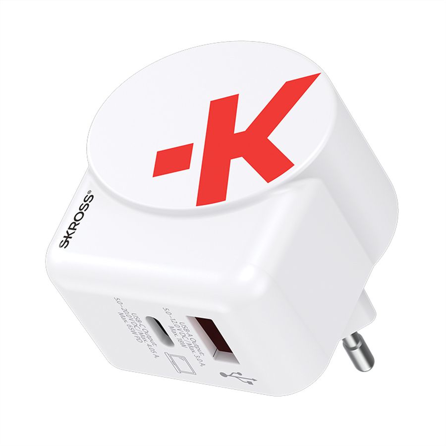 Skross Euro USB Charger A/C 65PD mit USB-C