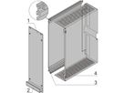 SCHROFF-frame insteekmodule PRO-set, met kap, niet-afgeschermd, 6 HE, 7 HE, 227 mm