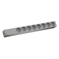 BACHMANN 19" 1U 8xCEE7/3 met testsnoer