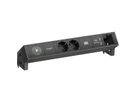 BACHMANN DESK2 1xIOTspot 2xprotective contact, USB Charger 1xABD 0.2m GST18,sw