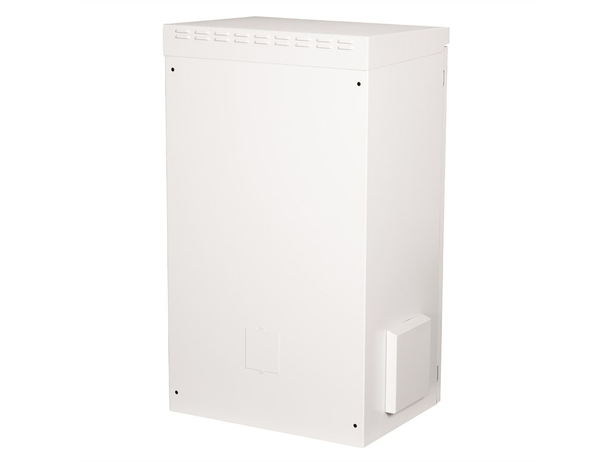 ROLINE 19-inch wall-mounted housing Pro 20 U, 600x450 WxD IP55 outdoor grey
