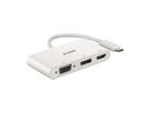 D-Link DUB-V310 USB-C 3-Port Adapter mit HDMI, Displayport, VGA