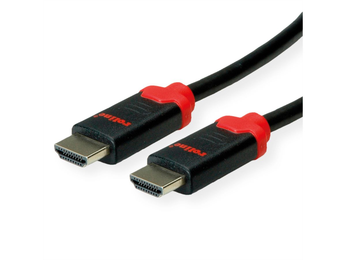 ROLINE HDMI 10K Ultra High Speed Cable, M/M, black, 1 m