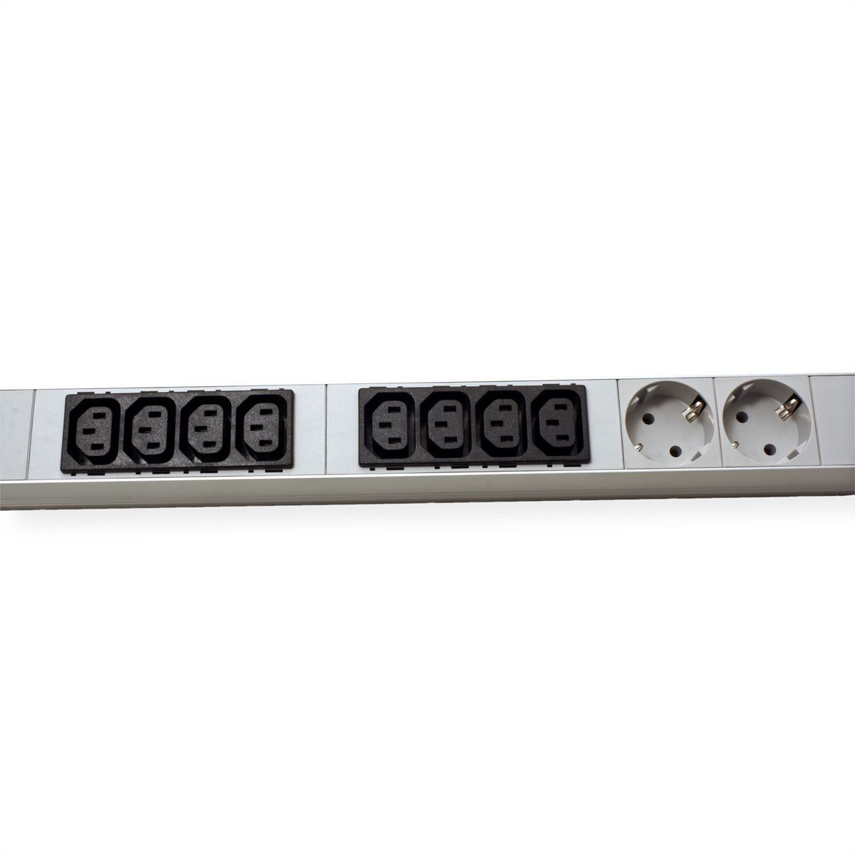 BACHMANN IT PDU ALU 1U 16x C13 4x earthing contact CEE 16A blue