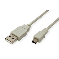 STANDAARD USB 2.0-kabel, type A - 5-pins mini, 3 m
