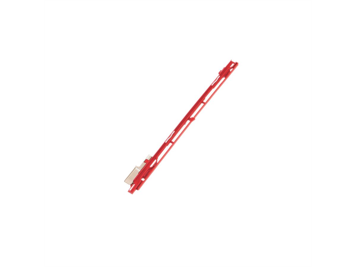 SCHROFF MTCA Guide Rail, Red, Bottom, for AMC Modules, 100 pieces