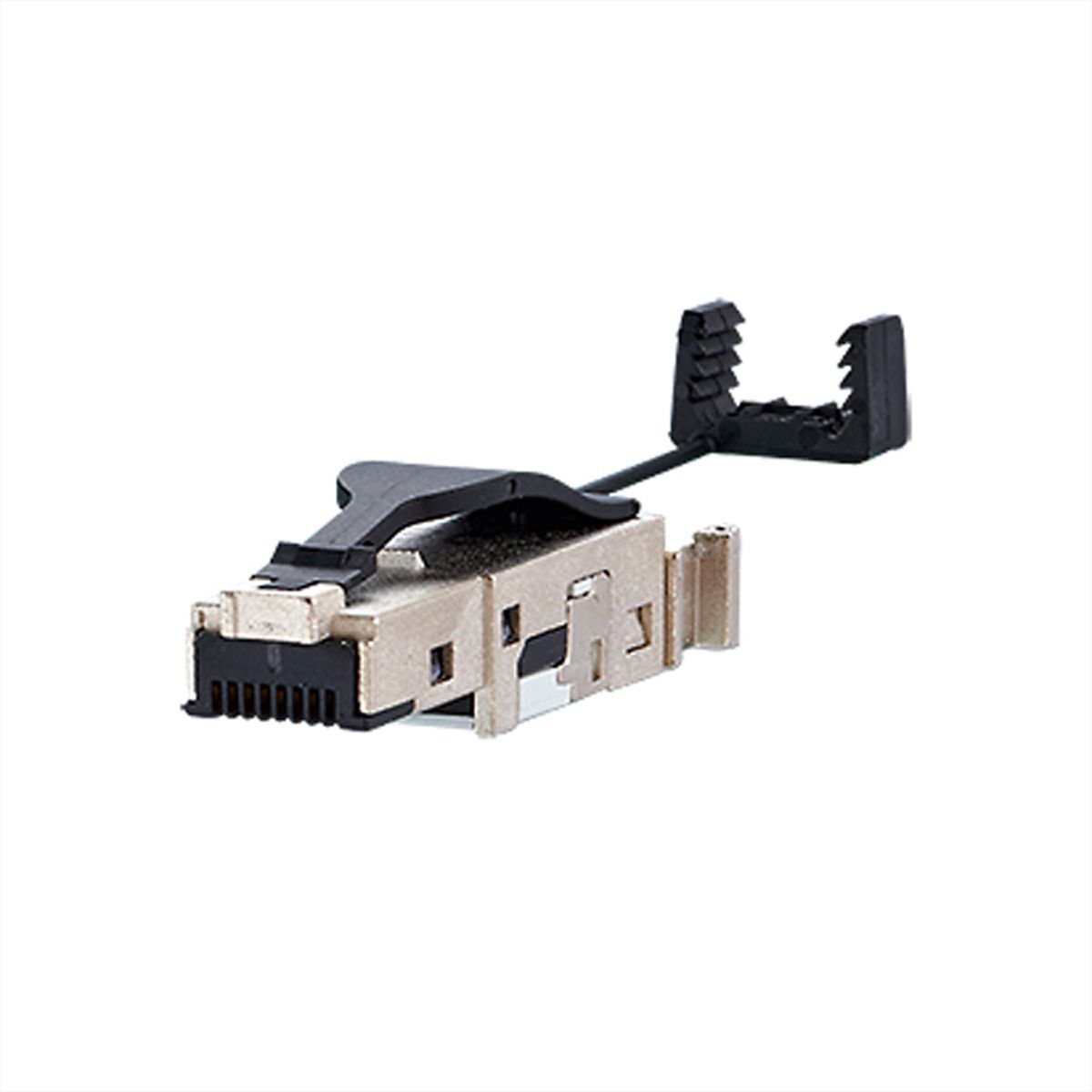 BTR E-DAT Industrie IP20, RJ45-stekker voor veldmontage, zwart