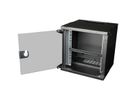 ROLINE 10-inch kabeldoorvoer, met borstelstrook 0.5HE zwart