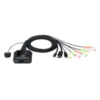 ATEN CS52DP 2-poorts USB C DP hybride kabel KVM switch