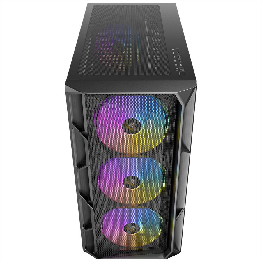 ANTEC AX-1000 ARGB Gaming E-ATX, ATX, Micro-ATX, ITX Mid Tower PC Gehäuse, schwarz