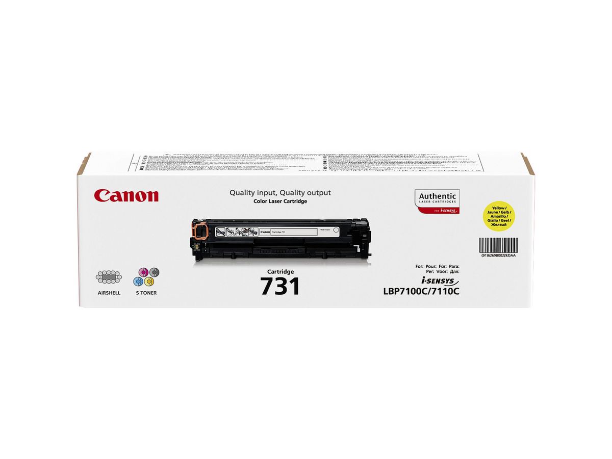 Canon 731 Origineel Geel 1 stuk(s)