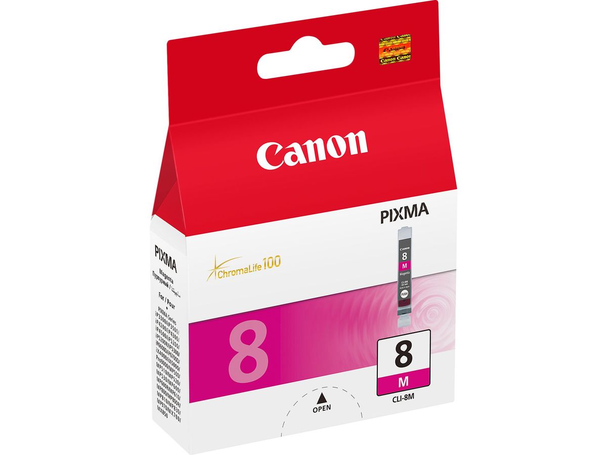 Canon CLI-8M w/Sec inktcartridge 1 stuk(s) Origineel Magenta