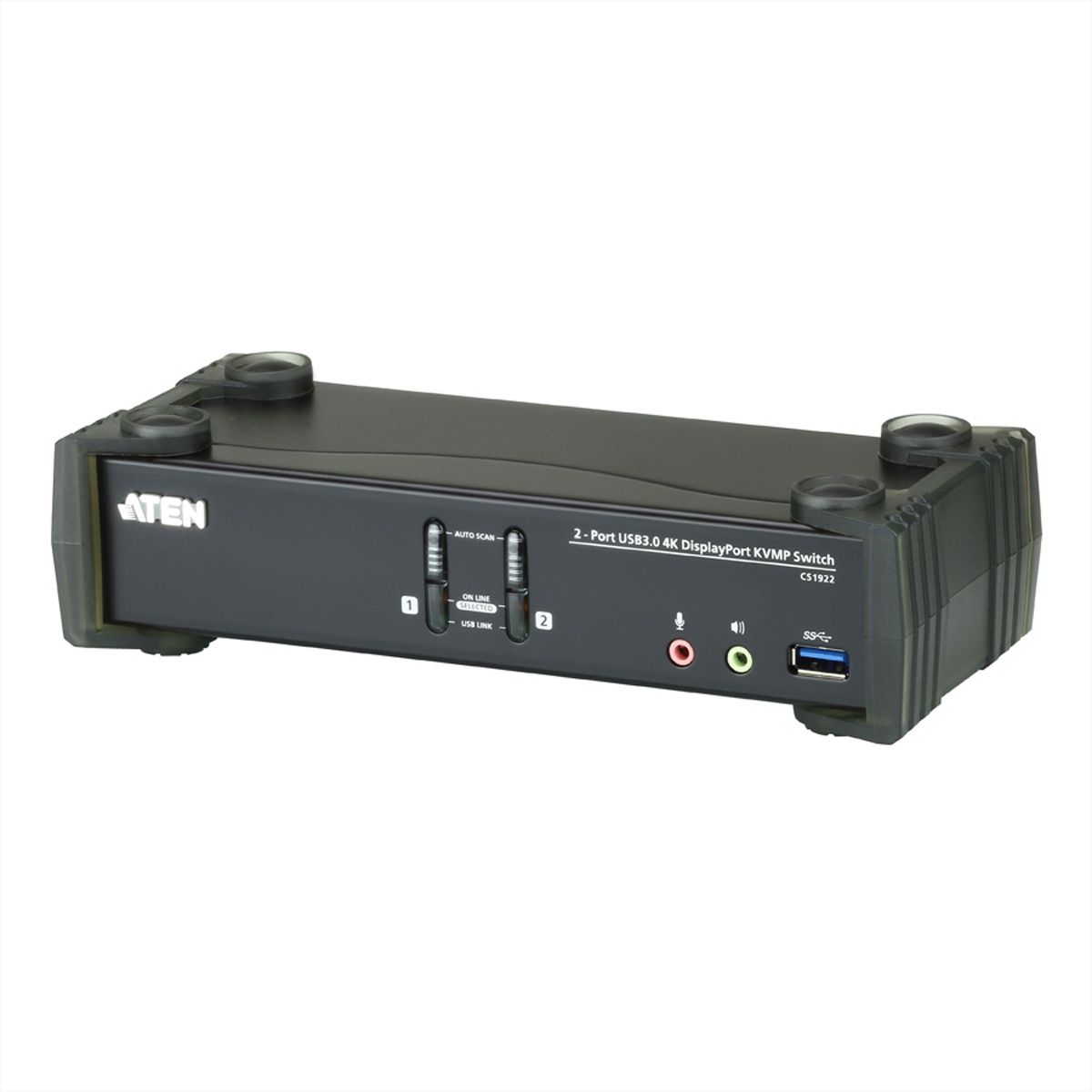 ATEN CS1922 2-poorts USB 3.0 4K DisplayPort KVM switch