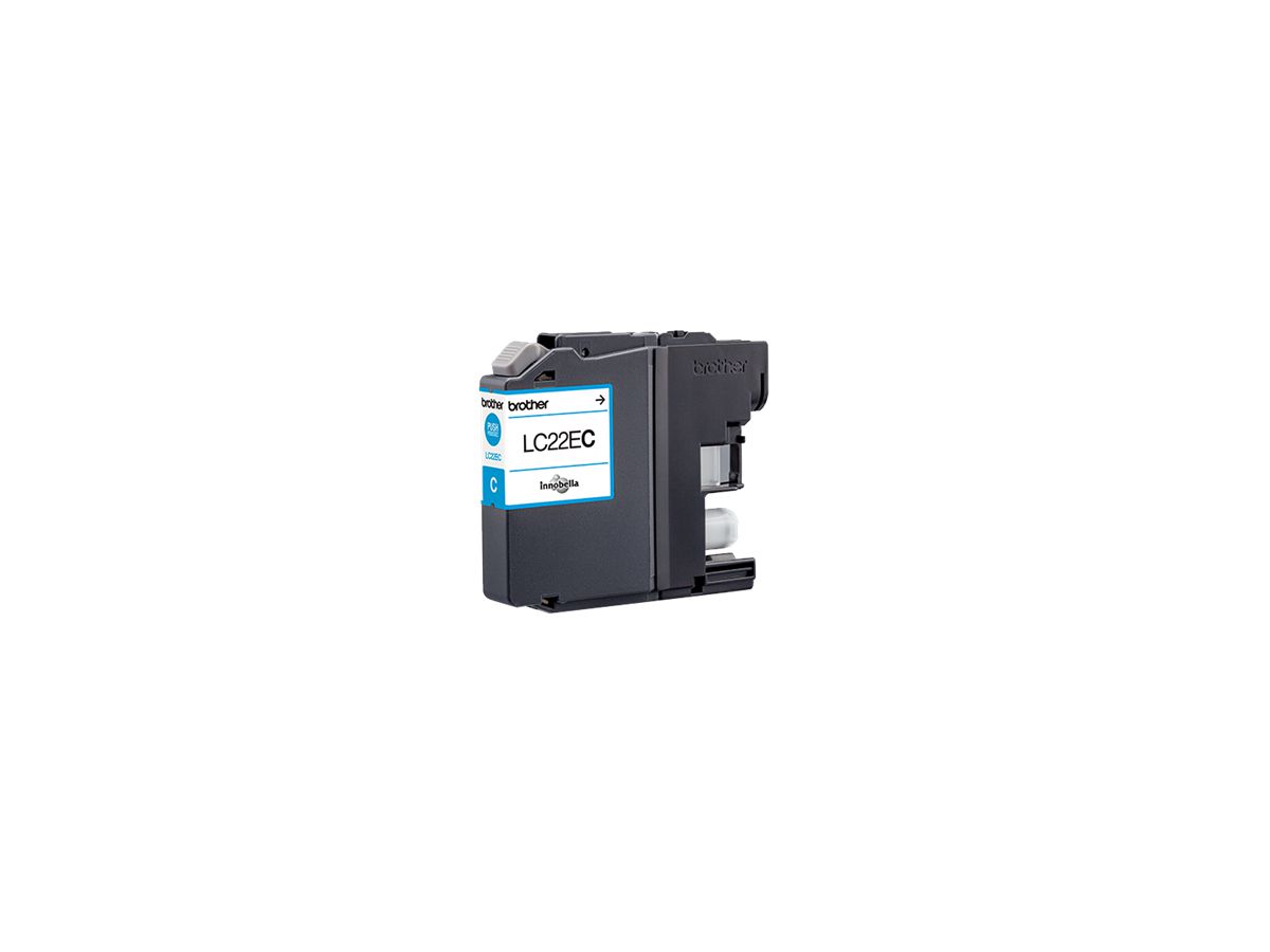 Brother LC-22EC 1200pagina's Cyaan inktcartridge