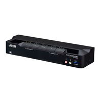 ATEN CS1944DPA 4-poorts USB 3.0 8K DP KVM, DUAL View