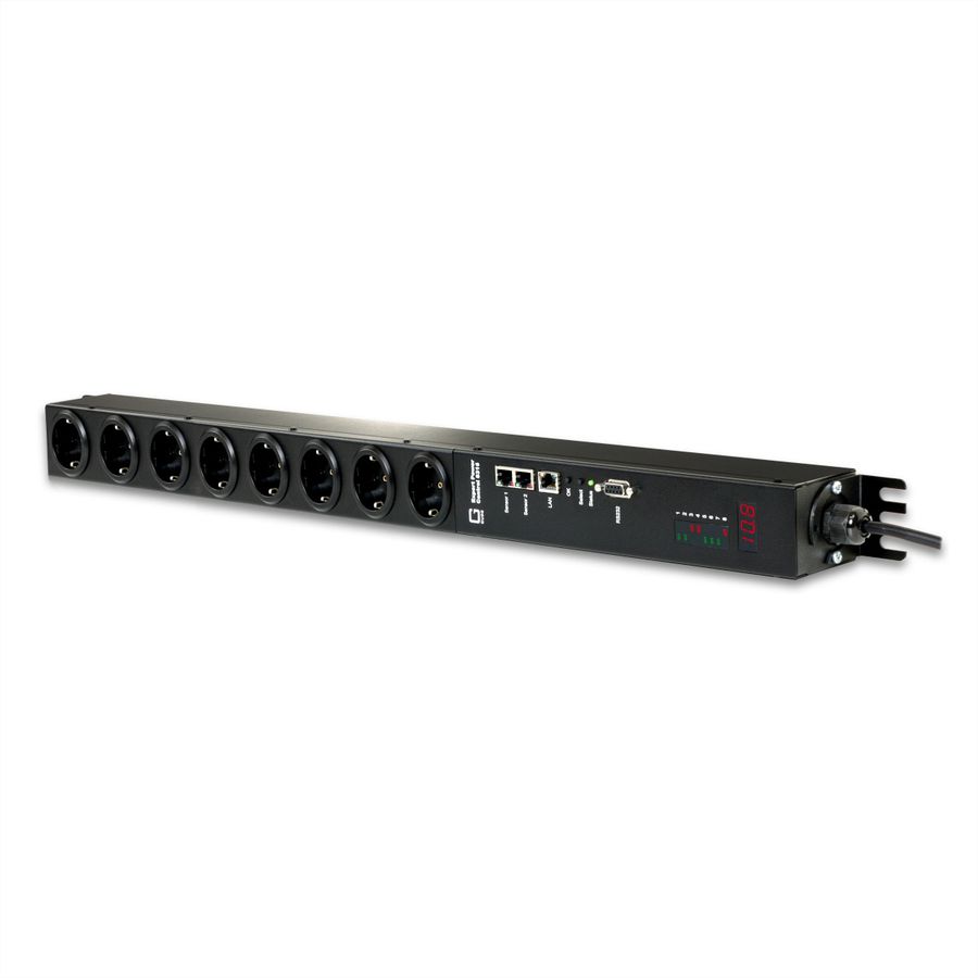 GUDE 8316-1 EPC 8x geaard contact geschakelde PDU met energiemeting per lastuitgang