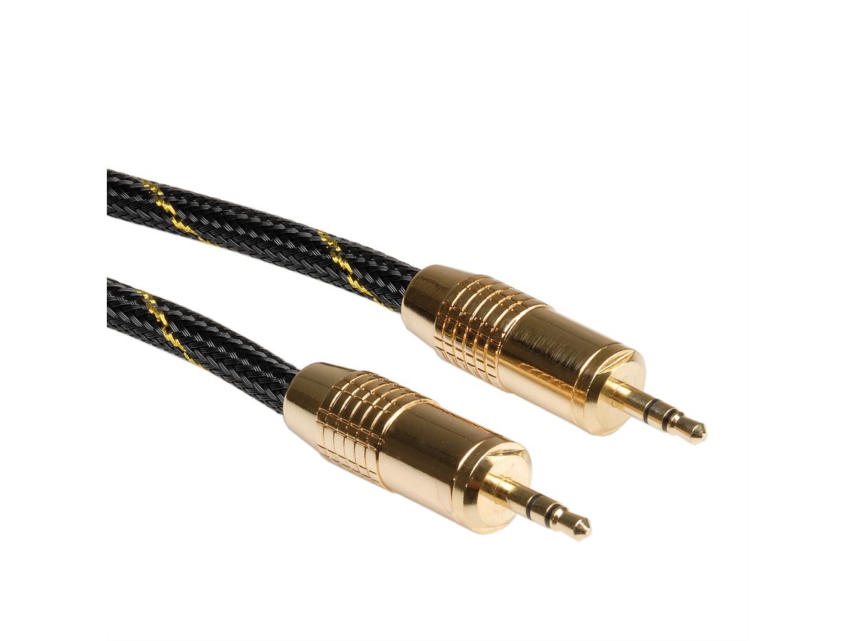 ROLINE GOLD 3.5mm Audio Connetion Cable, M/M, 5 m