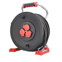BACHMANN professional cable reel 3xCEE7/3 H07RN-F 3G2,5mm² 40,0m CEE7/7