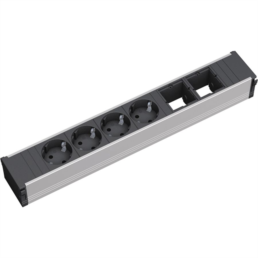 BACHMANN CONI Groot 4x geaard stopcontact 2x ABD