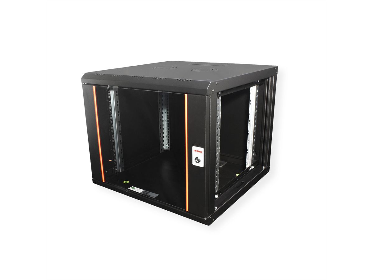 ROLINE 19-inch wandbehuizing Pro 9 U, 600x600 BxD zwart