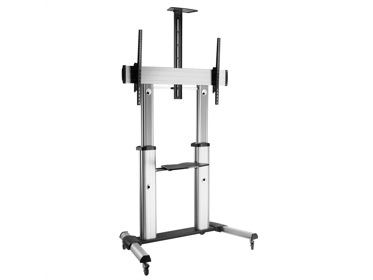 ROLINE LCD/TV Mobile Cart, up to 100 kg, silver