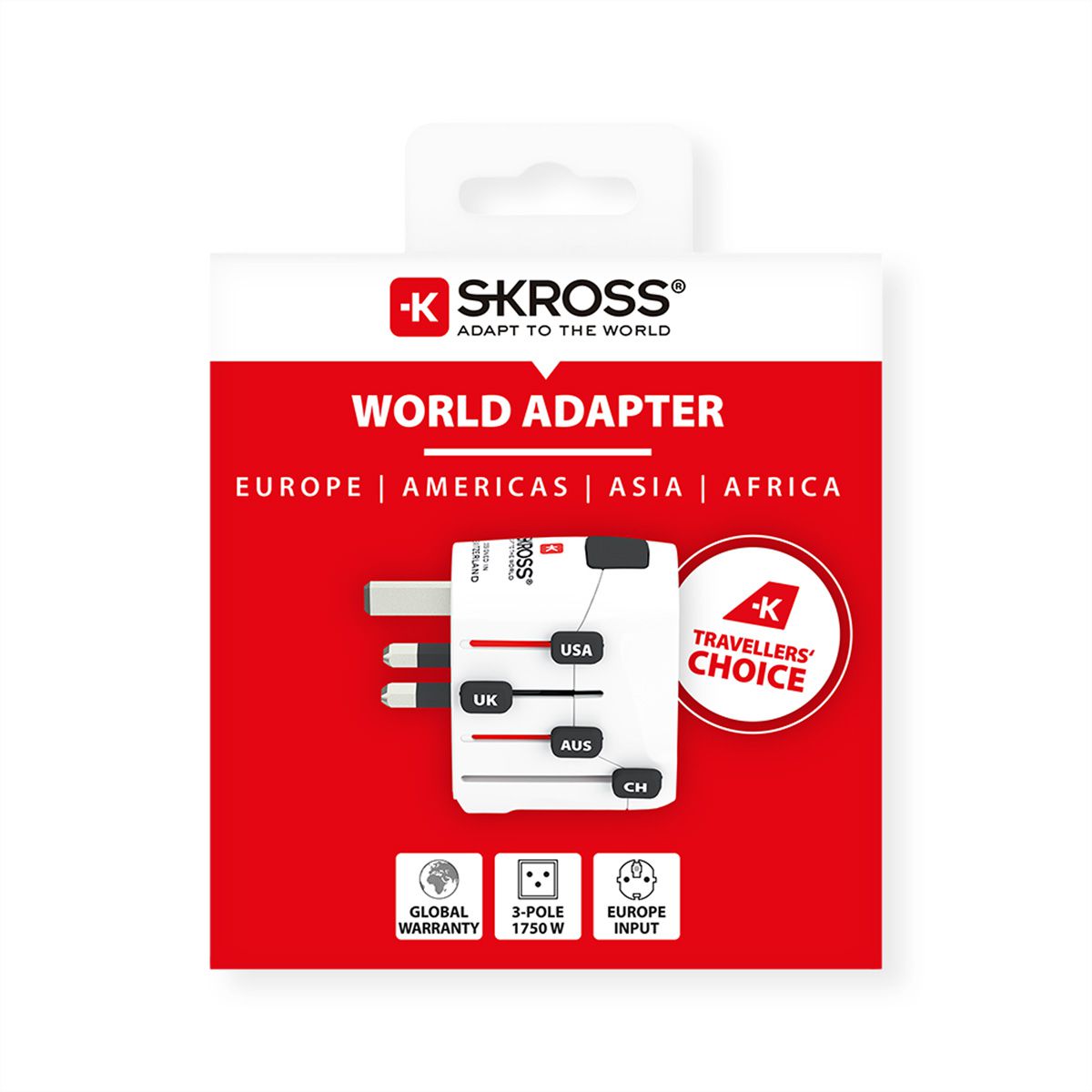 Skross PRO Travel Adapter, worldwide