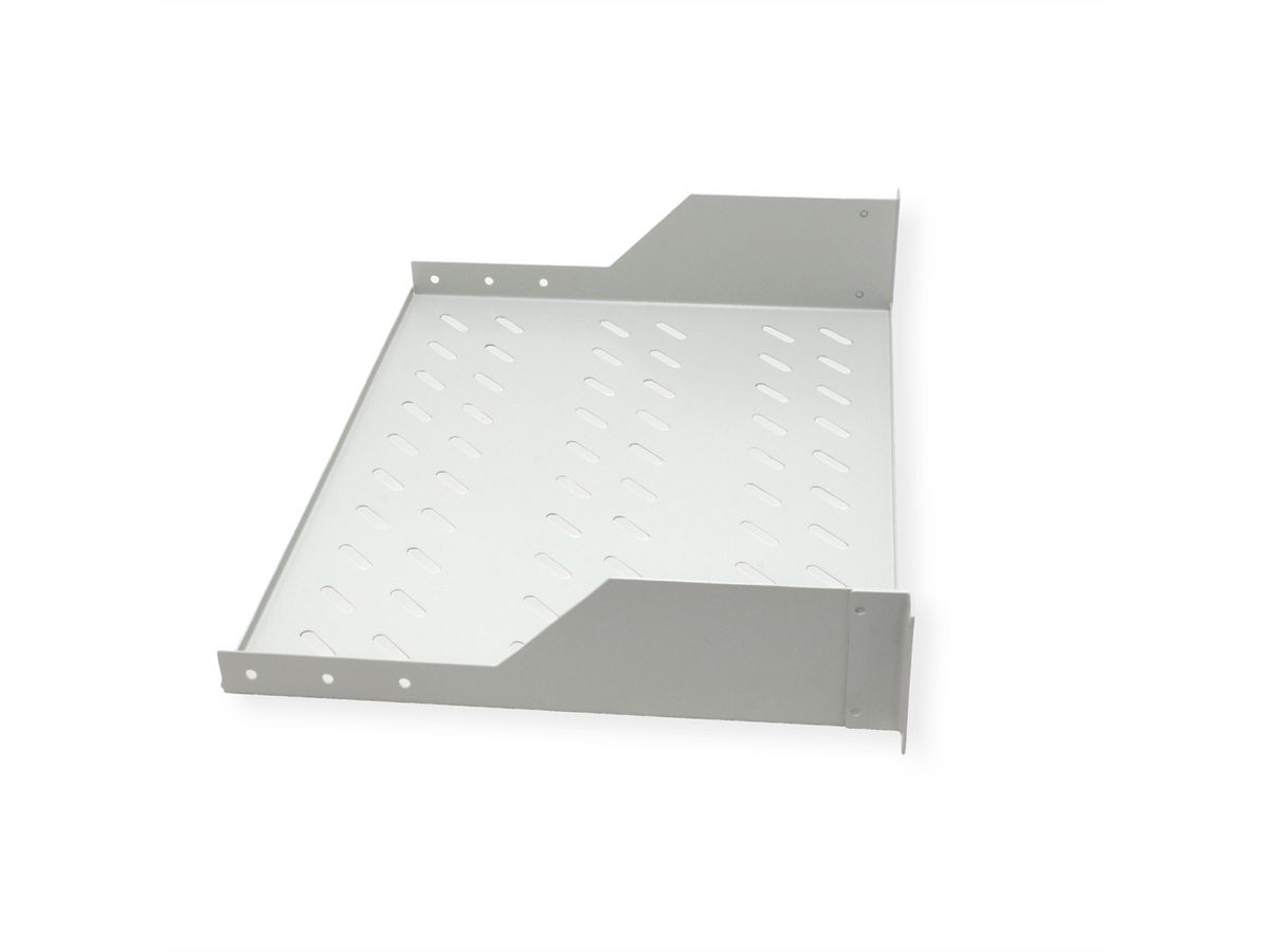 ROLINE 19-inch shelf 2 U 350 T, 25kg load capacity grey