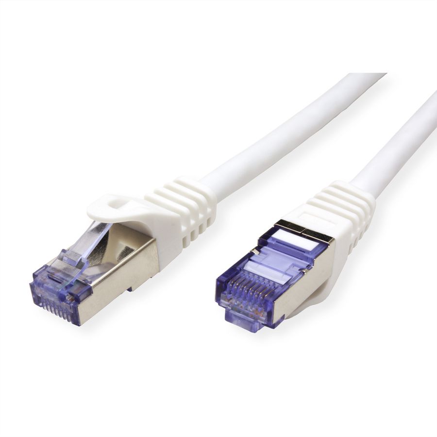 ROLINE Patchkabel Cat.6A S/FTP (PiMF), Component Level, LSOH, wit, 0,3 m