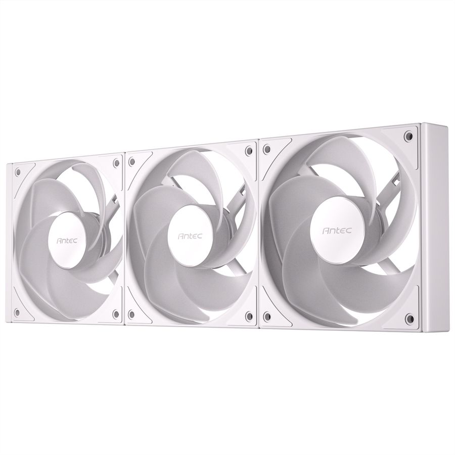 ANTEC C120R ARGB White PC Case Fan, 3-Pack, white