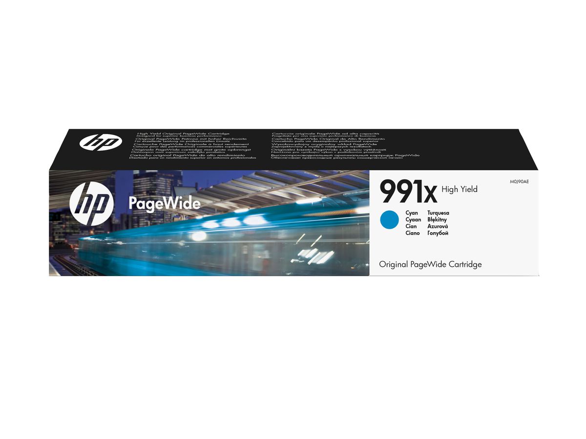 HP 991X High Yield Cyan Original PageWide Cartridge