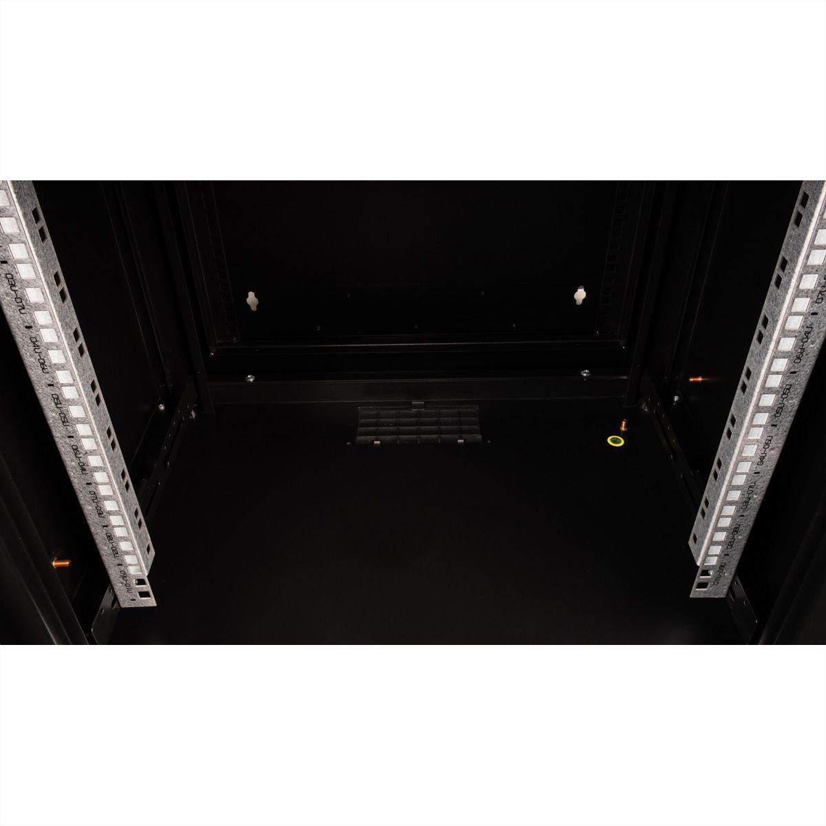 ROLINE 19-inch wall-mounted housing Pro 9 U, 600x600 WxD two-part swivelling black