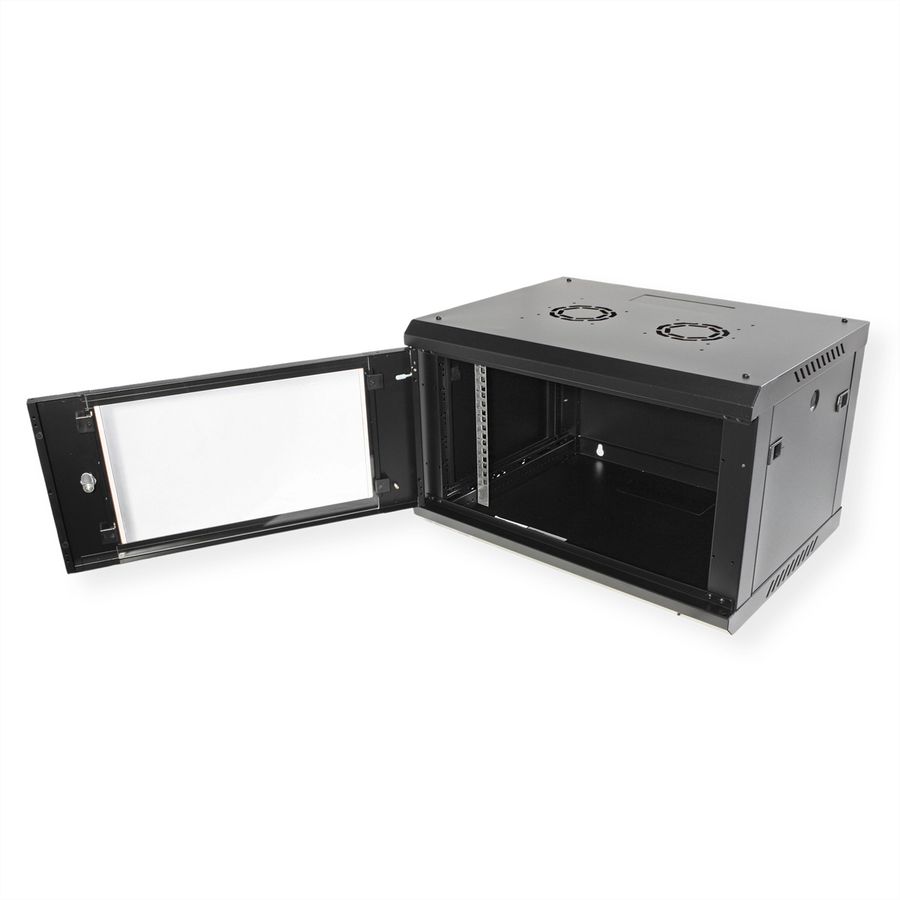 ROLINE 19" Wall Cabinet Basic Plus 6U, 600x450 BxT black