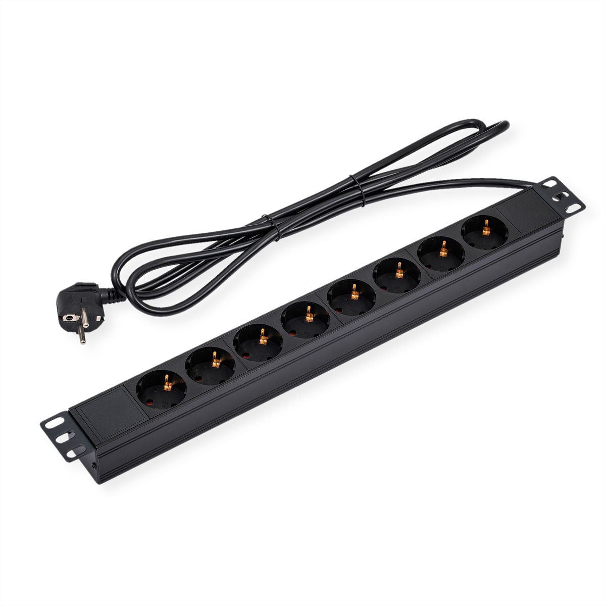 VALUE 19" PDU for Cabinets, 8x, 4000W, CEE 7/7 German Type Plug, 1.8 m
