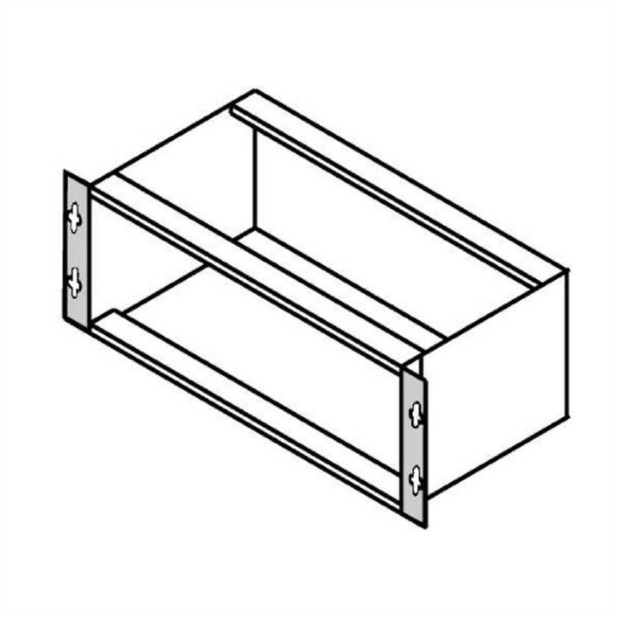 SCHROFF EuropacPRO wandbevestiging, 6 HE