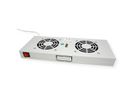 ROLINE 19-inch ventilatorunit 2 ventilatoren , Thermostaat grijs
