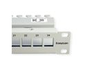 EasyLan preLink / fixLink paneel 19'' 1HE, 24x Keystone aansluitingen