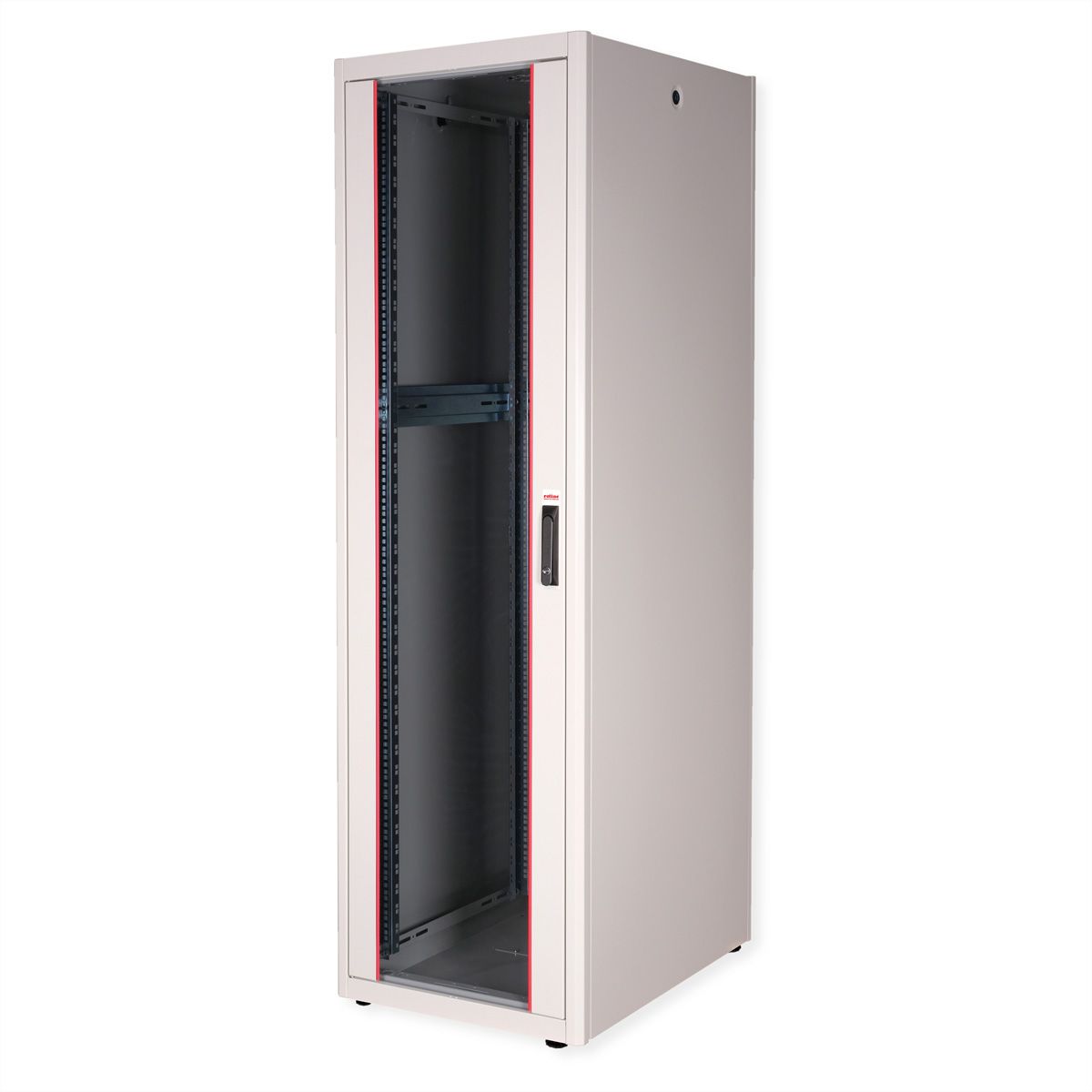 ROLINE 19-inch Network Cabinet Basic 42 U, 600x800 WxD glass door grey
