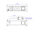 BACHMANN POWER FRAME 2xCH T13 1xCM 0.2m GST18 RAL9010