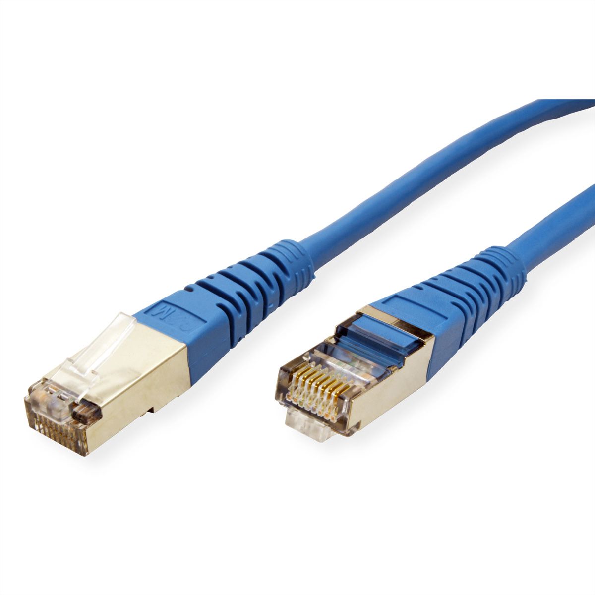 ROLINE patchkabel Cat.5e (Klasse D) SF/UTP, blauw, 2 m