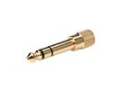 ROLINE GOLD Stereo Adapter 6.35 mm M - 3.5 mm F