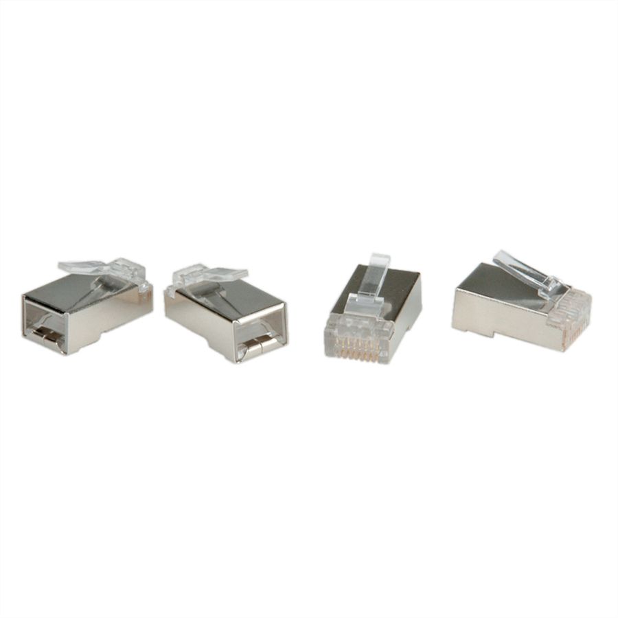 ROLINE Modulaire afgeschermde connector Cat.6 (Class E), 10 St.