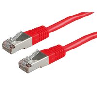 ROLINE patchkabel Cat.5e (Klasse D) SF/UTP, rood, 0,5 m