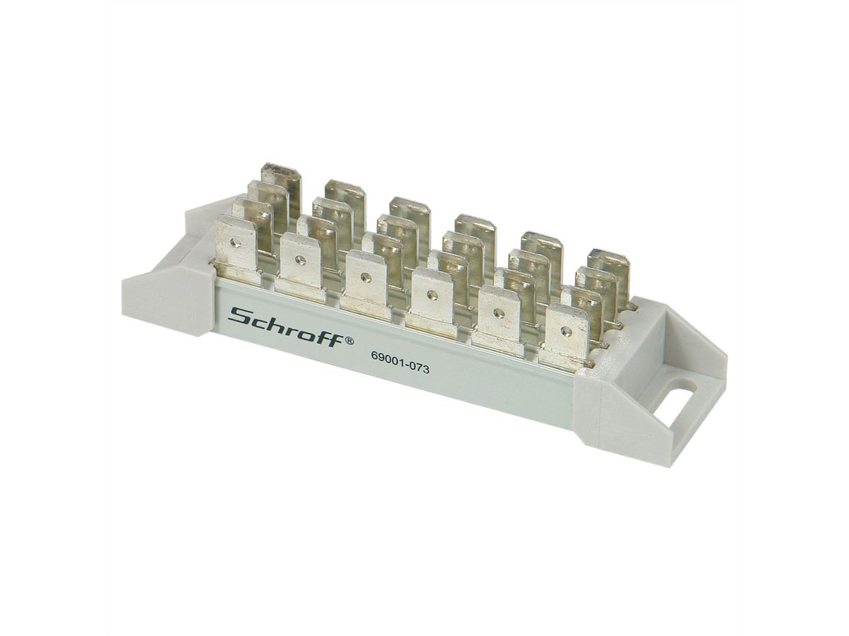 SCHROFF Busbar With FASTON Connections