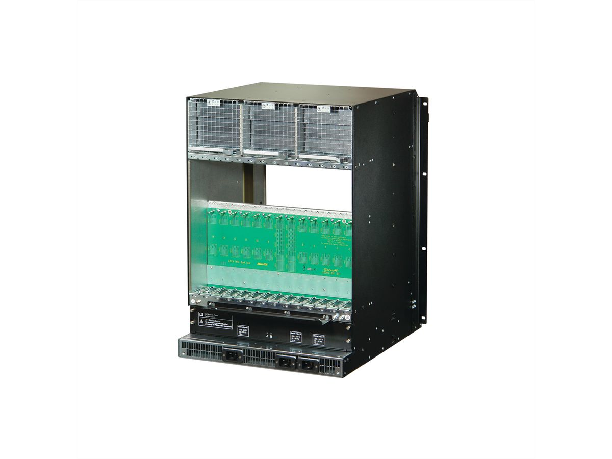 SCHROFF ATCA System 300/40 Series, 14 Slot, AC, Dual Star, Bussed IPMB