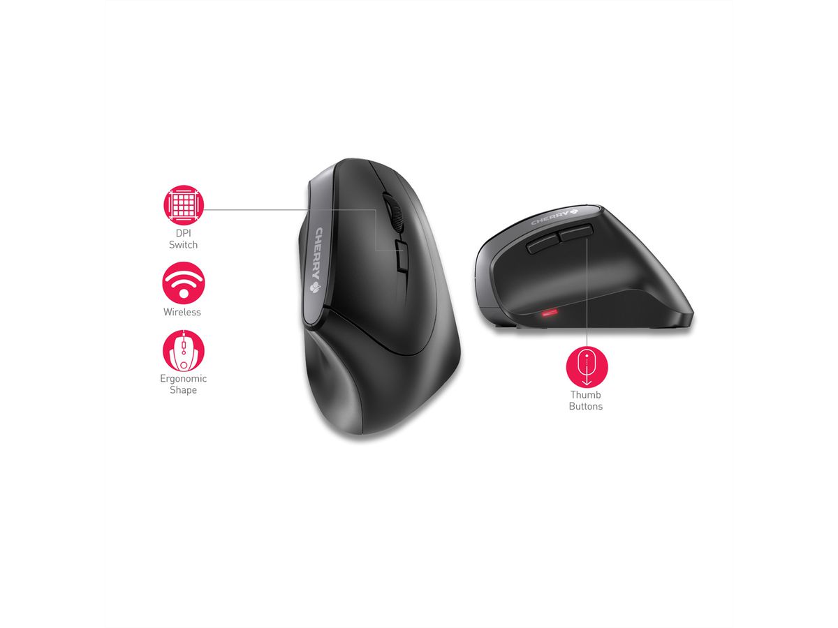 CHERRY MW4500 Ergonomische wireless Maus